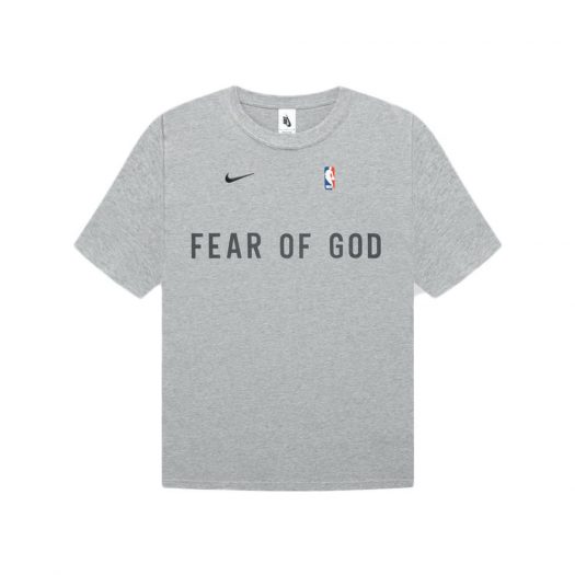 Fear Of God X Nike Warm Up T-shirt Dark Heather Grey
