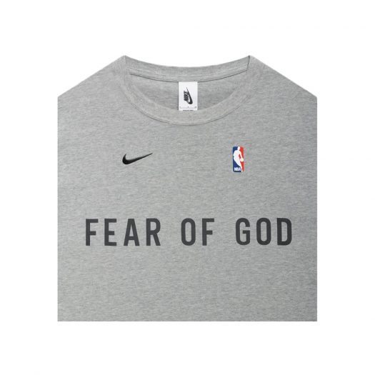 Fear Of God X Nike Warm Up T-shirt Dark Heather Grey