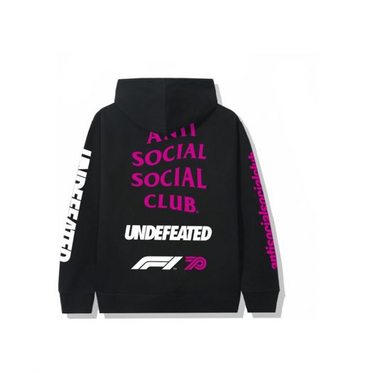 Anti Social Social Club UNDFTD X F1 Hoodie Black