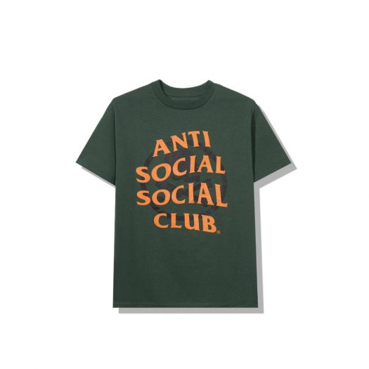 Anti Social Social Club x Neighborhood Cambered Green Tee Tee Green