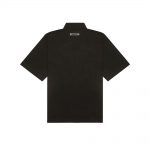 Fear Of God Essentials Short Sleeve Boxy Polo Weathered Black