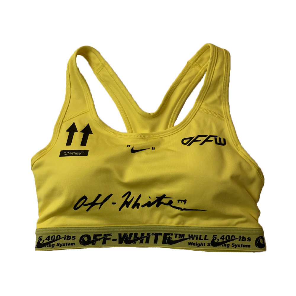 OFF-WHITE Nike Sports Bra YellowOFF-WHITE Nike Sports Bra Yellow - OFour
