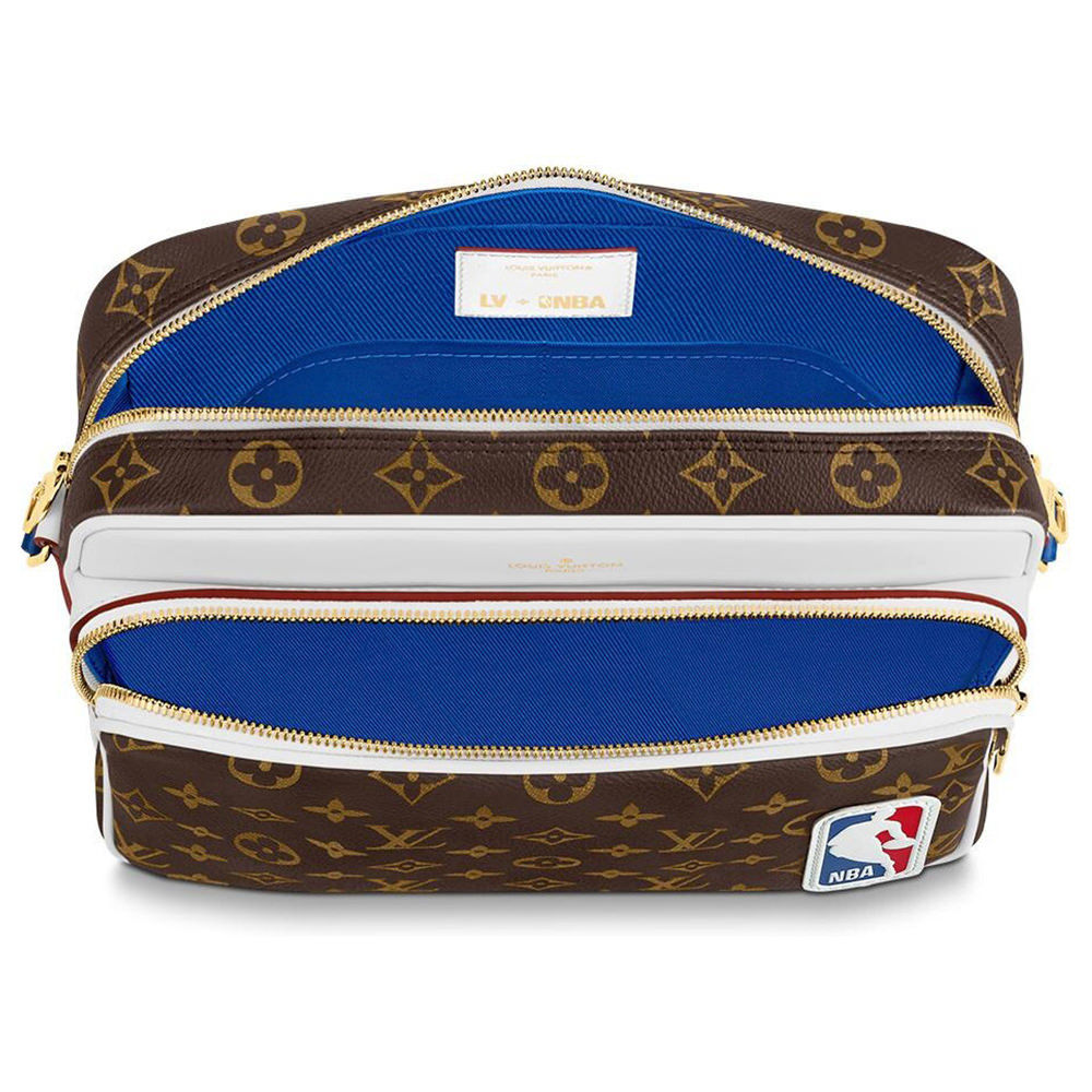 Louis Vuitton 2020 LV x NBA White Monogram Nil Messenger Bag