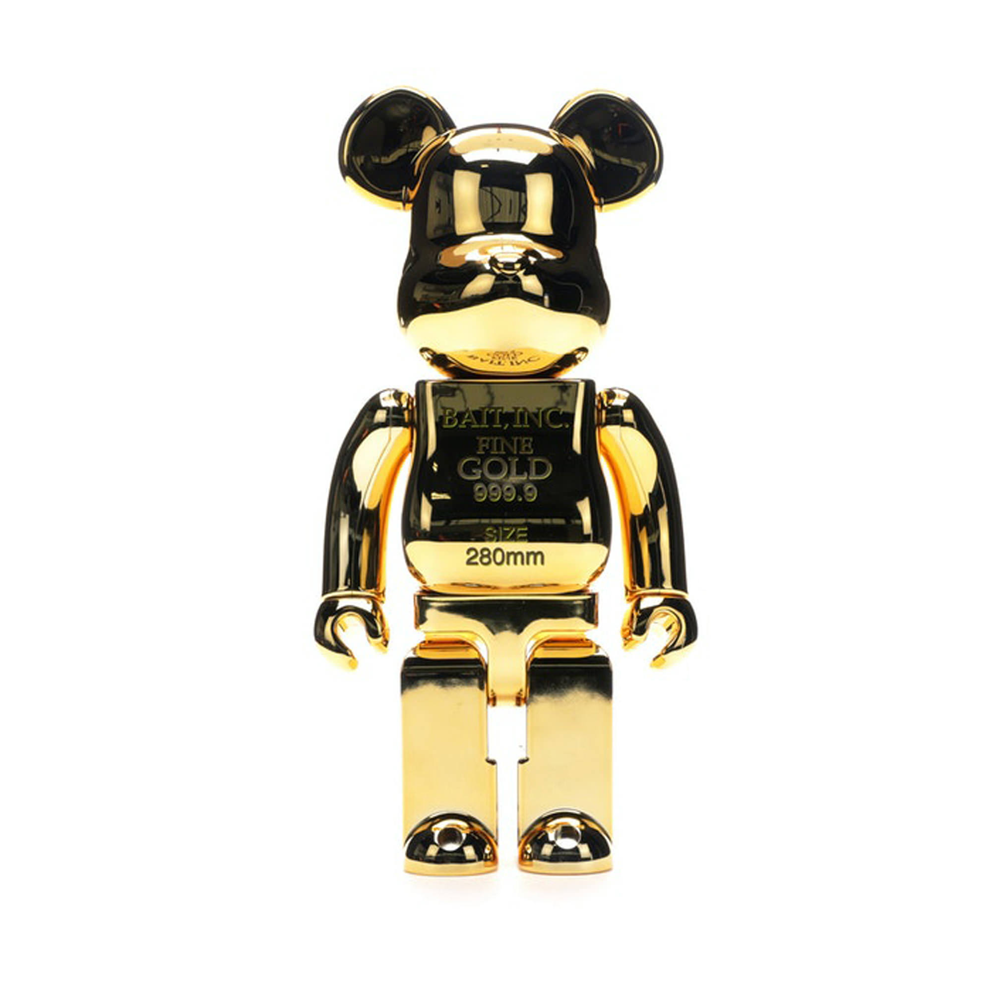 Bearbrick Bait Gold Bar 400% GoldBearbrick Bait Gold Bar 400% Gold