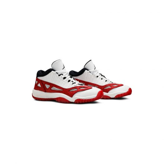 Jordan 11 Retro Low IE White Gym Red (GS)