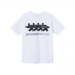 Stussy x CDG Surfman T-Shirt White