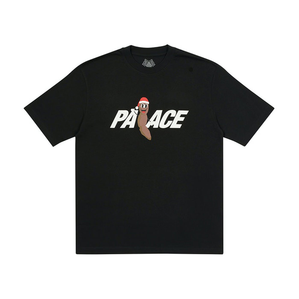 Palace Mr Hankey T-Shirt BlackPalace Mr Hankey T-Shirt Black - OFour