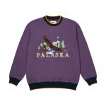 Palace Palaska EMB Crew Purple