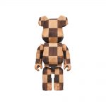 Bearbrick Karimoku fragmentdesign 400% Polygon Chess 400% Wood