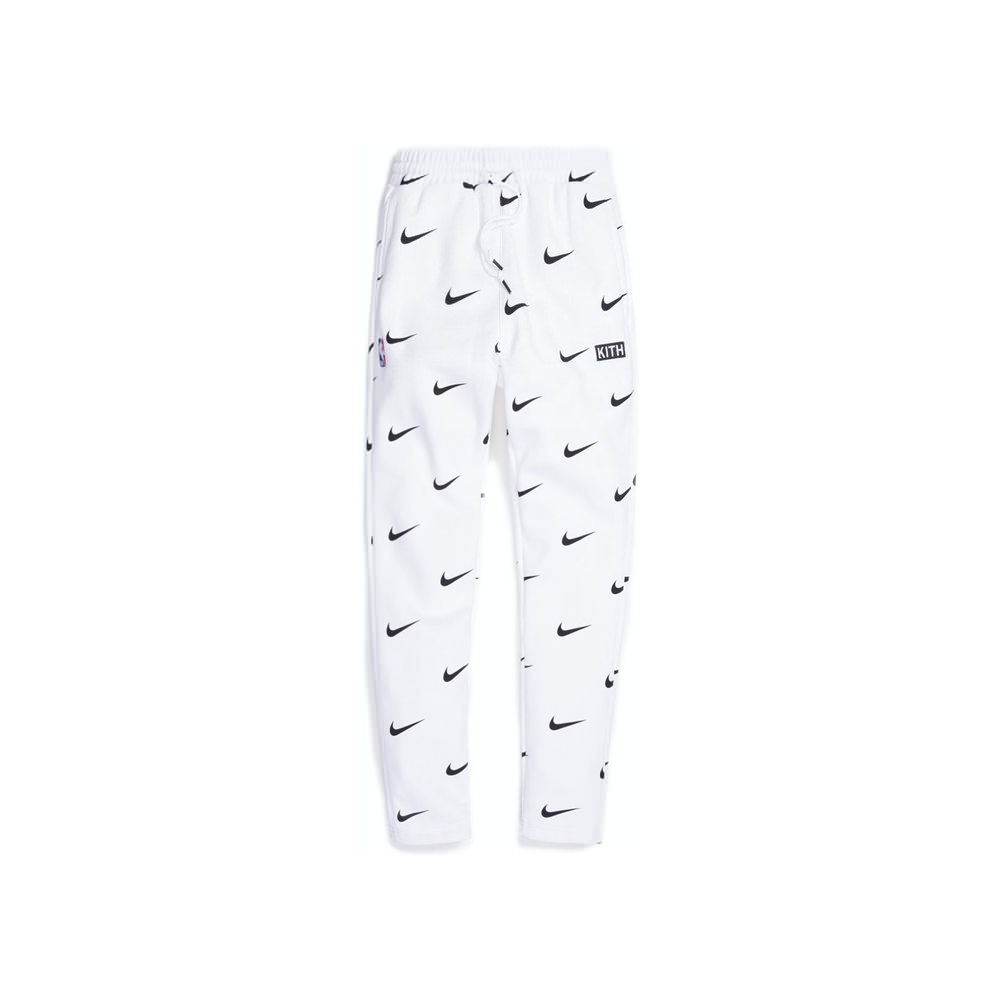 Kith u0026 Nike for New York Knicks AOP Fleece Pant WhiteKith u0026 Nike for New  York Knicks AOP Fleece Pant White - OFour