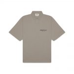 Fear Of God Essentials Short Sleeve Boxy Polo Taupe