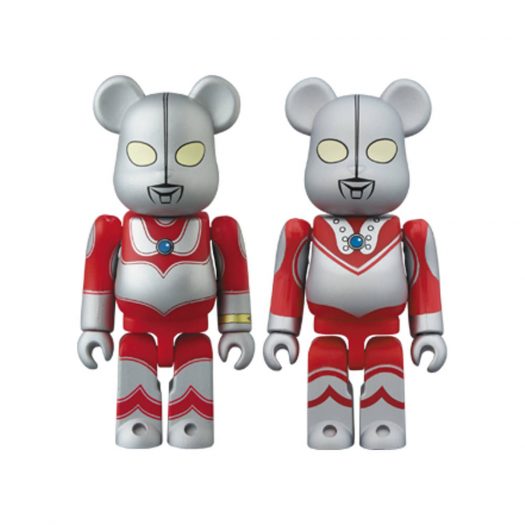 Bearbrick Ultraman Jack & Sophie 2 Pack 100% Multi