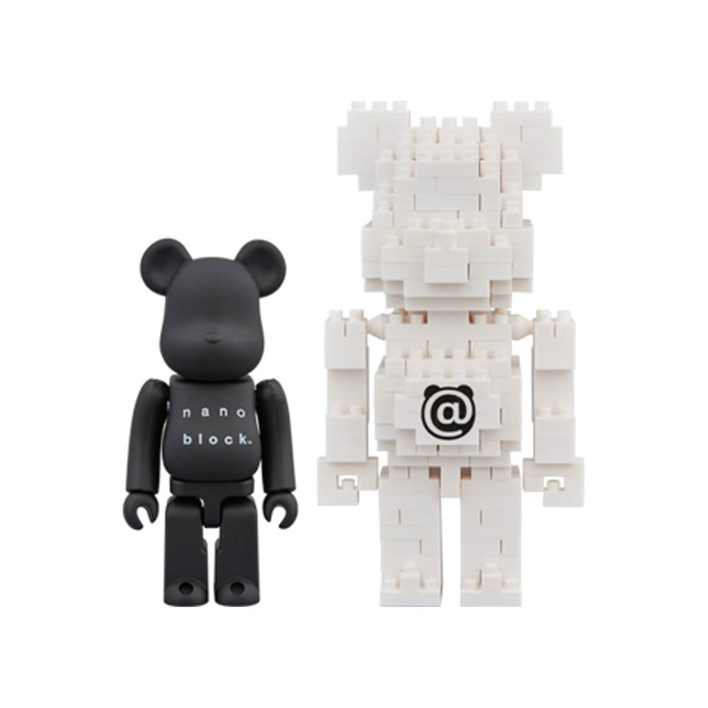 Bearbrick Nanoblock 2 Pack Set B 100% Black/WhiteBearbrick Nanoblock 2 ...