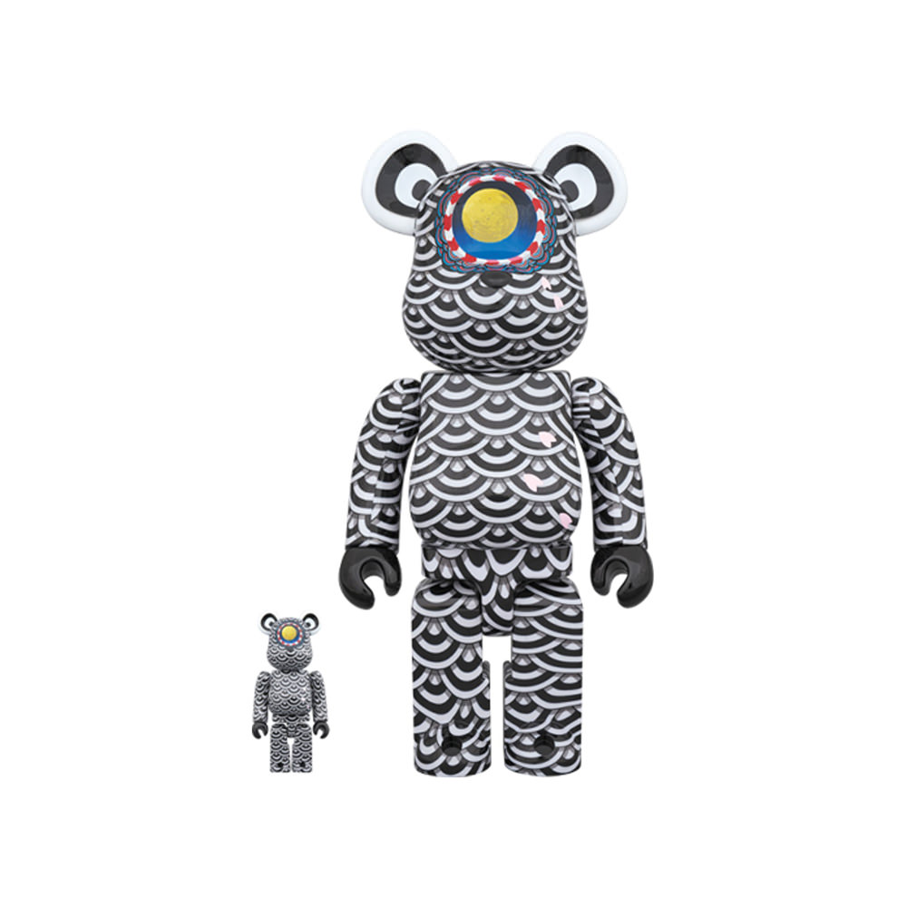 Bearbrick Yasuhito Sasada x Ground Y 100% u0026 400% Set Black/WhiteBearbrick  Yasuhito Sasada x Ground Y 100% u0026 400% Set Black/White - OFour