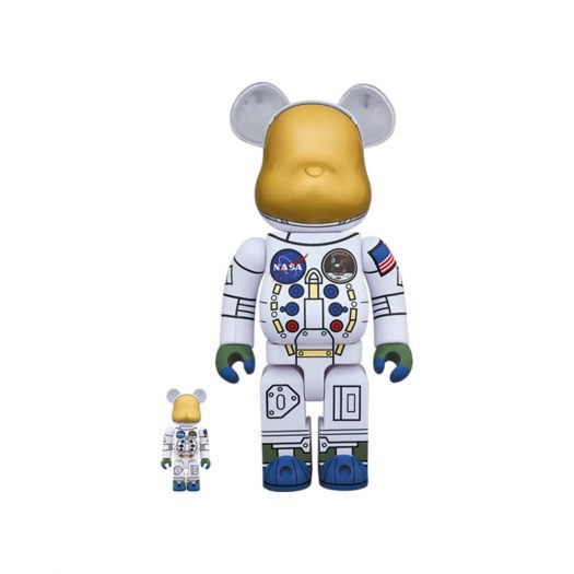 Bearbrick 1969 Astronaut 100% & 400% White