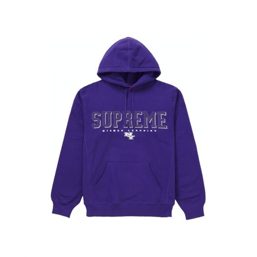 Supreme Gems Hooded Sweatshirt Purple