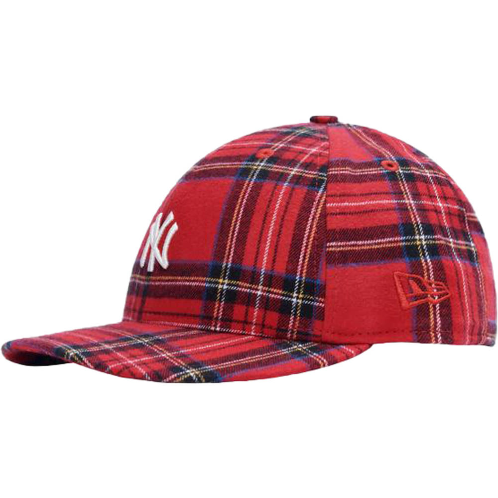 kith × NY Plaid New Era Cap Red-