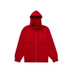 Supreme Small Box Facemask Zip Up Hooded Sweatshirt Red