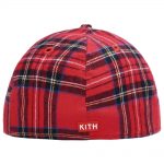 Kith x New York Yankees Plaid New Era Cap Red/Multi