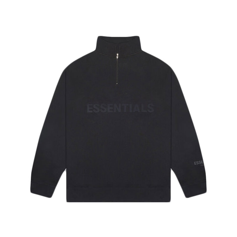 Fear Of God Essentials Half Zip Pullover Sweater Dark Slate/stretch ...