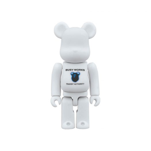 Bearbrick x Bape x Stash 100% White