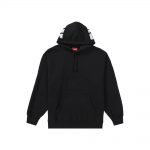 Supreme Rib Hooded Sweatshirt Black