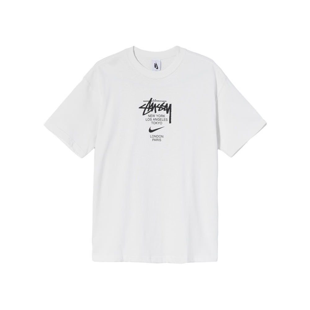 T-shirt Stussy White size XL International in Cotton - 32279081