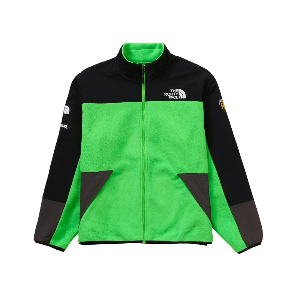 Supreme The North Face RTG Fleece Jacket Bright GreenSupreme The