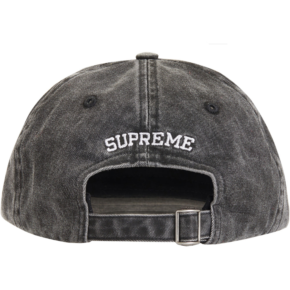 Supreme velvet S logo 6 panel hat , Very lightly