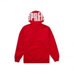 Supreme Rib Hooded Sweatshirt Red