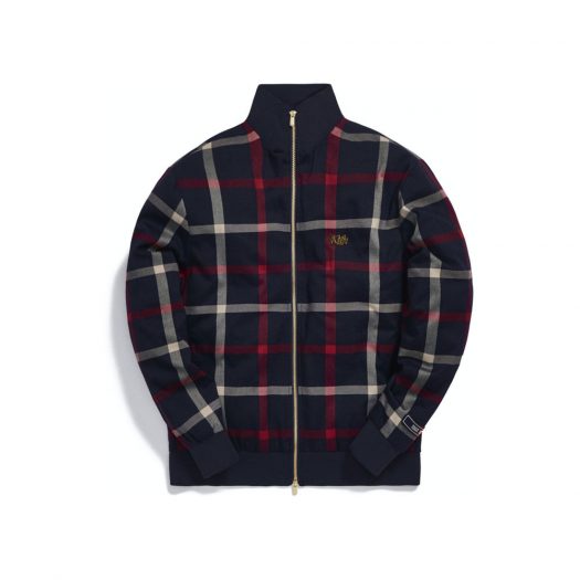 Kith for Bergdorf Goodman Roger Track Jacket Navy/Red Plaid