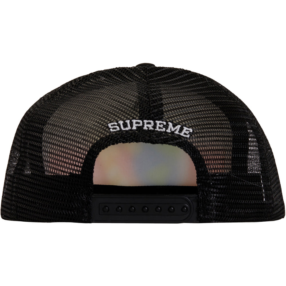 Supreme Worldwide Mesh Back 5-Panel BlackSupreme Worldwide Mesh