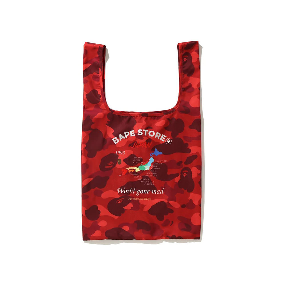 tote bags black  Bape Shark Backpack Red Camo