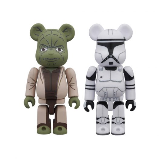 Bearbrick Yoda (EP2) & Clone Trooper (EP2) 2 Pack 100% Multi