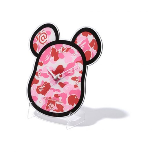 Bape Medicom Toy Abc Bearbrick Clock Pink