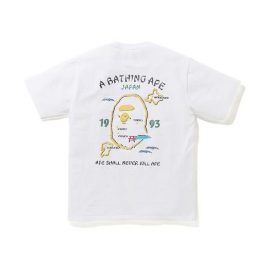 Bape Japan Souvenir Tee White