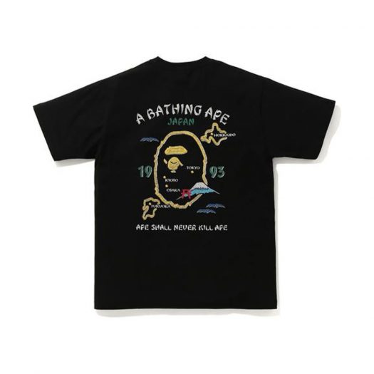 Bape Japan Souvenir Tee Black