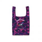 Bape Color Camo Shopping Bag L Purple