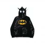 Bape X Dc Batman Full Zip Hoodie Black