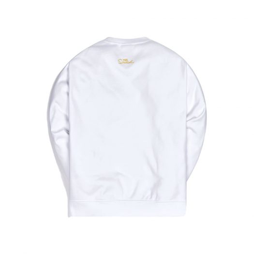 Kith x The Simpsons Marge Box Logo Crewneck White