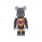 Bearbrick Godzilla (Death Goji Burning Ver.) 100% Black