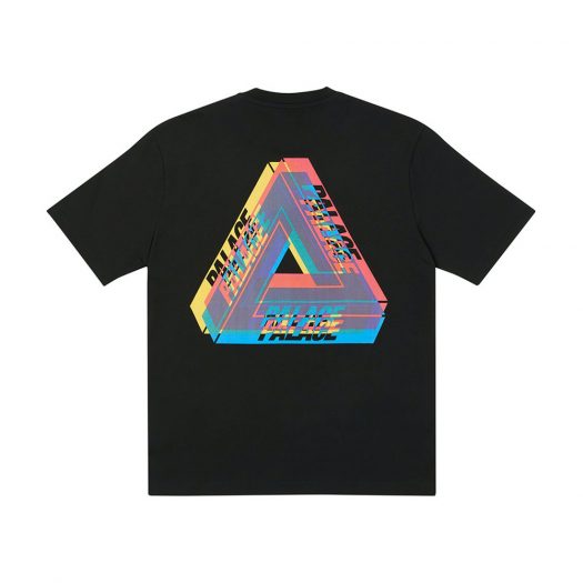 Palace Tri-Ferg Colour Blur T-Shirt Black