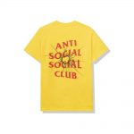 Anti Social Social Club Theories Tee Yellow