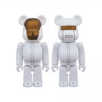 Bearbrick Daft Punk (White Suits Ver.) 2 Pack 100% White