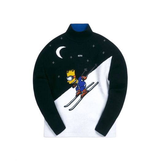 Kith x The Simpsons Bart Turtleneck Ski Sweater Black/Multi