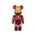 Bearbrick x Marvel Iron Man Mark VII 400% Red