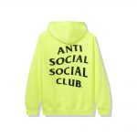 Anti Social Social Club Open Minded Hoodie Neon Green
