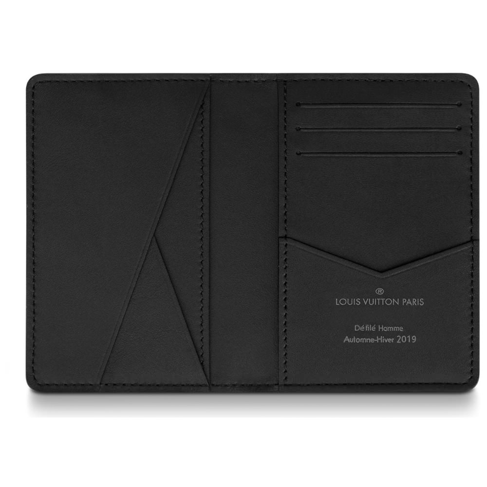 Louis Vuitton Pocket Organizer Taiga Black/Rainbow in Taiga Leather