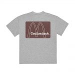 Travis Scott x McDonald’s Menu Mono Logo T-Shirt Grey