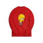 Kith x The Simpsons Lisa Intarsia Sweater Red